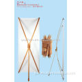 Economy x banner stand, Outdoor X banner, Advertising Bamboo X stand, Bamboo X banner stand